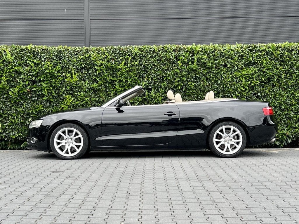 Audi A5 Cabriolet 2.0 TFSI quattro Pro Line, LEDER, CRUISE C, Auto's, Audi, Gebruikt, 4 cilinders, 4 stoelen, Zwart