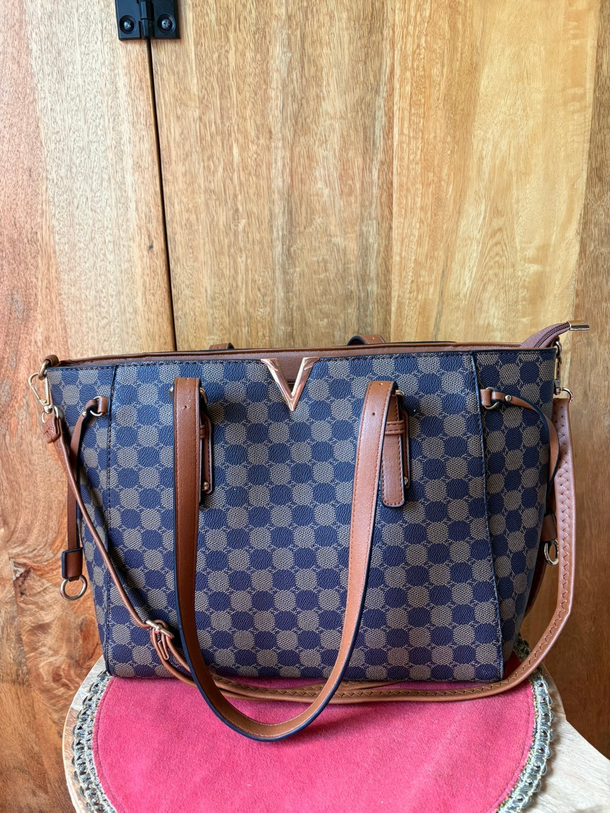 Mooie tas, Verzenden, Zo goed als nieuw, Bruin, Handtas