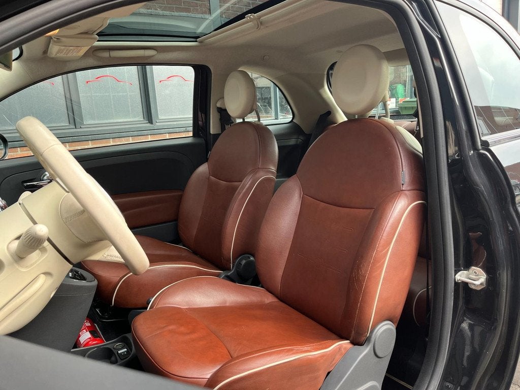 Fiat 500 0.9 TwinAir Lounge|Automaat|Pano|Pdc|Leder|Airco, Euro 5, 86 pk, Gebruikt, 31 €/maand