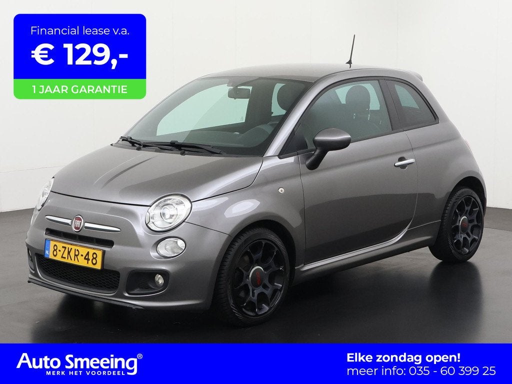 Fiat 500 0.9 Turbo 500S | Automaat | Xenon | Zondag Open!, 12 maanden, Gebruikt, Leder en Stof, Origineel Nederlands