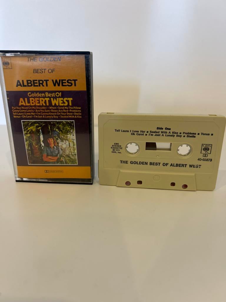 Albert West - The Golden Best Of Cassetteband, Gebruikt, 1 bandje, Ophalen of Verzenden, Origineel