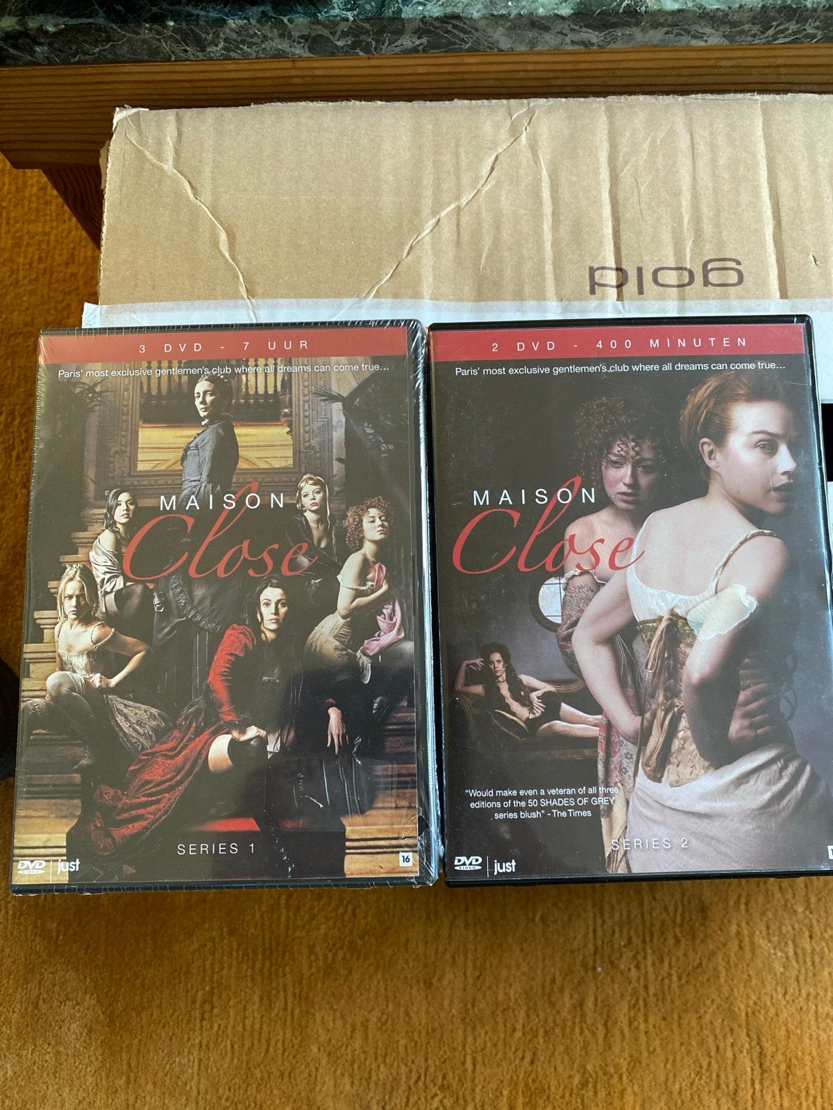 Maison Close - Complete Serie 1 & 2 (DVD), Vanaf 16 jaar, Ophalen of Verzenden, Nieuw in verpakking, Overige genres