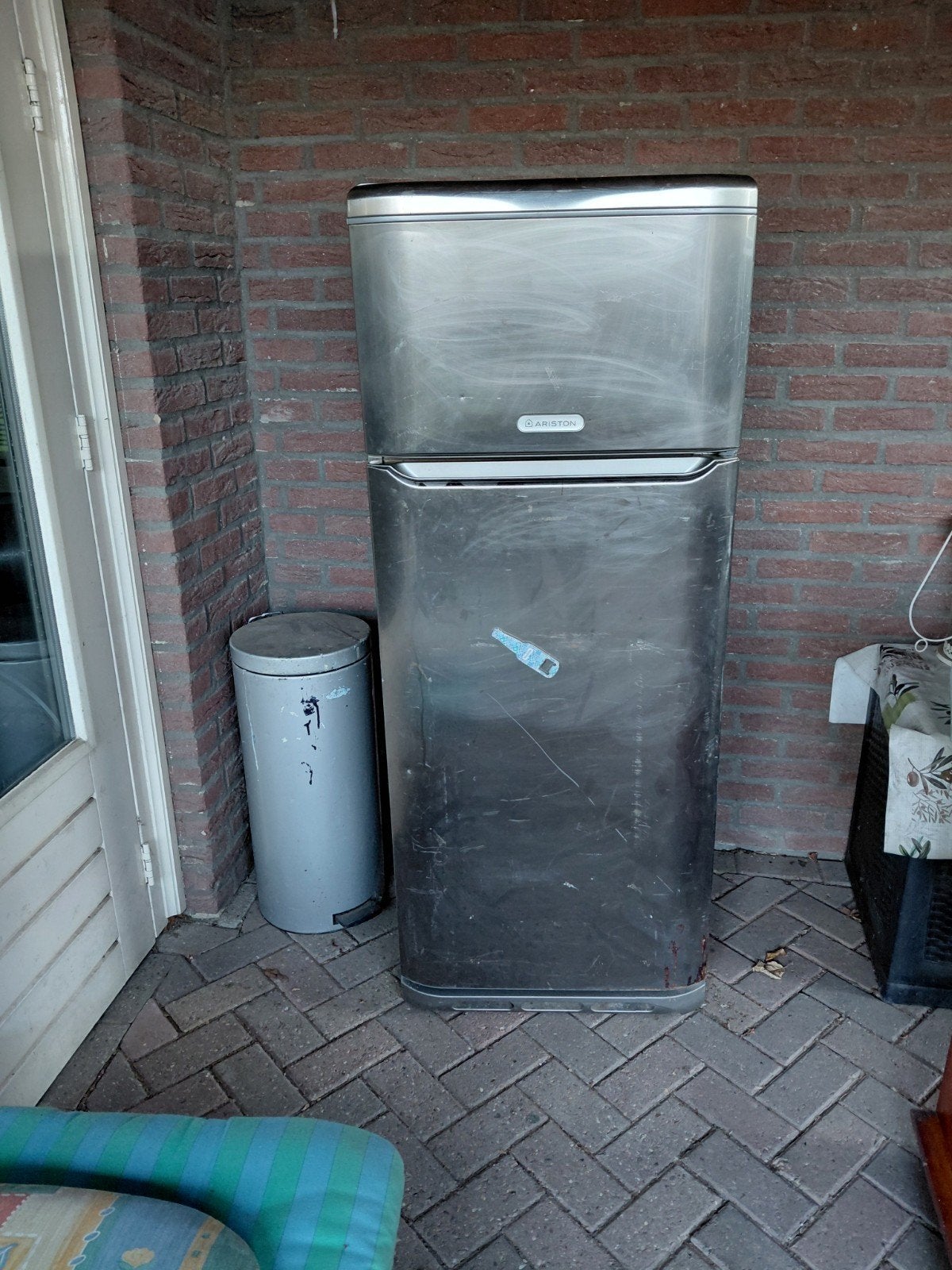 Ariston koelkast met vriesvak - Gebruikt, Ophalen, 150 tot 200 liter, Gebruikt, 140 tot 160 cm