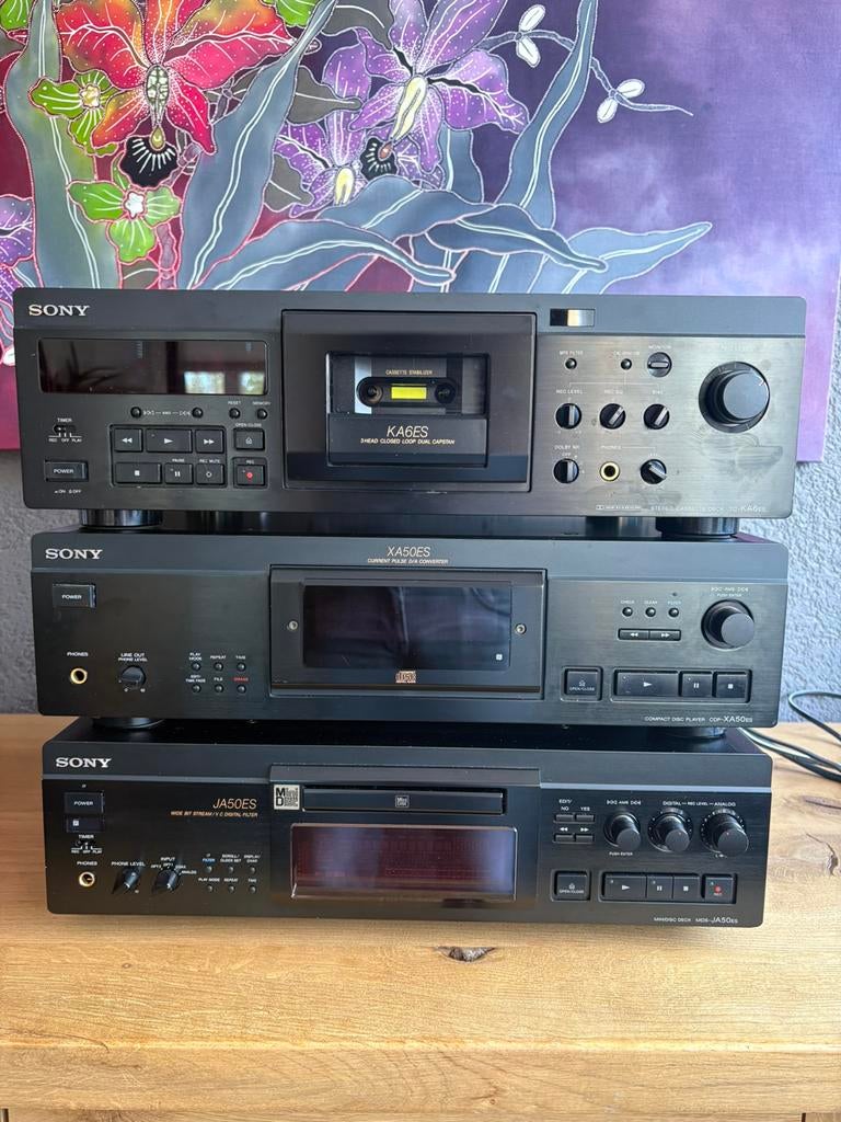Sony JA50ES, XA50ES, unieke combinatie zeldzaam, Ophalen of Verzenden, Zo goed als nieuw, Sony