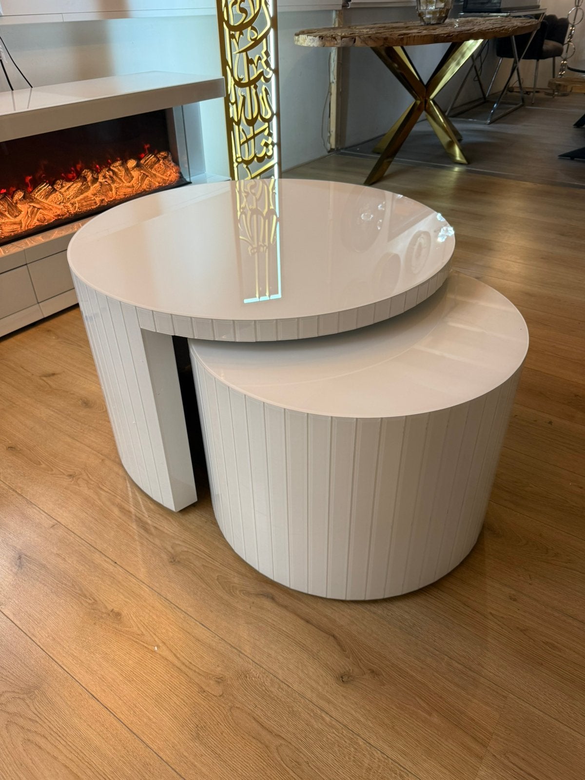 Moderne witte of goud doblo salontafel 60 en 80 cm NIEUW, 50 tot 100 cm, Nieuw, 5 – 50, Doblo