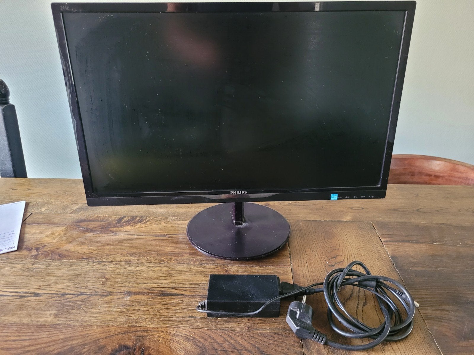philips 24 inch Full HD IPS  monitor HDMI, Ophalen, DVI, Gebruikt, IPS