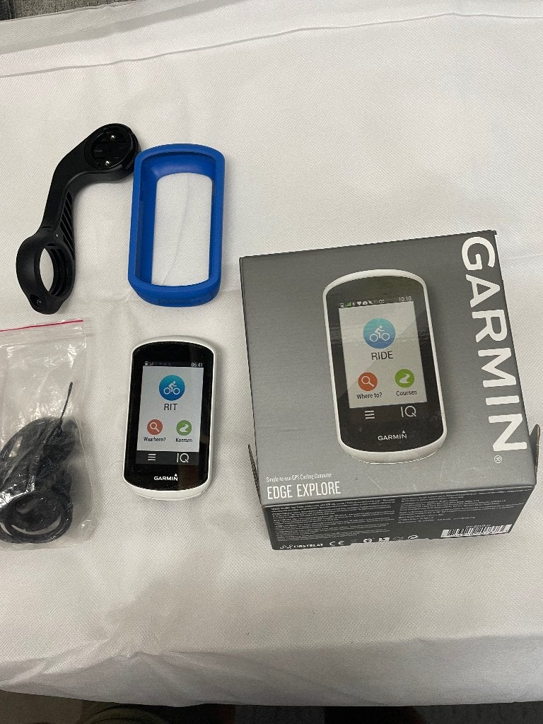 Garmin edge explorer, Ophalen, Gebruikt