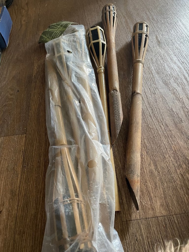 bamboe tuinfakkels 6 stuks nieuw, Ophalen, Nieuw