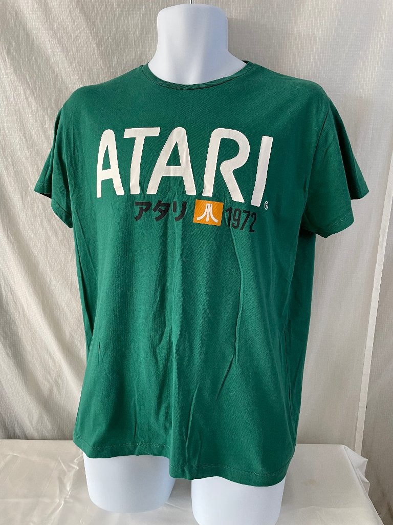 Atari 1972 gaming T-shirt. Maat L, Maat 52/54 (L), Ophalen of Verzenden, Zo goed als nieuw, Groen