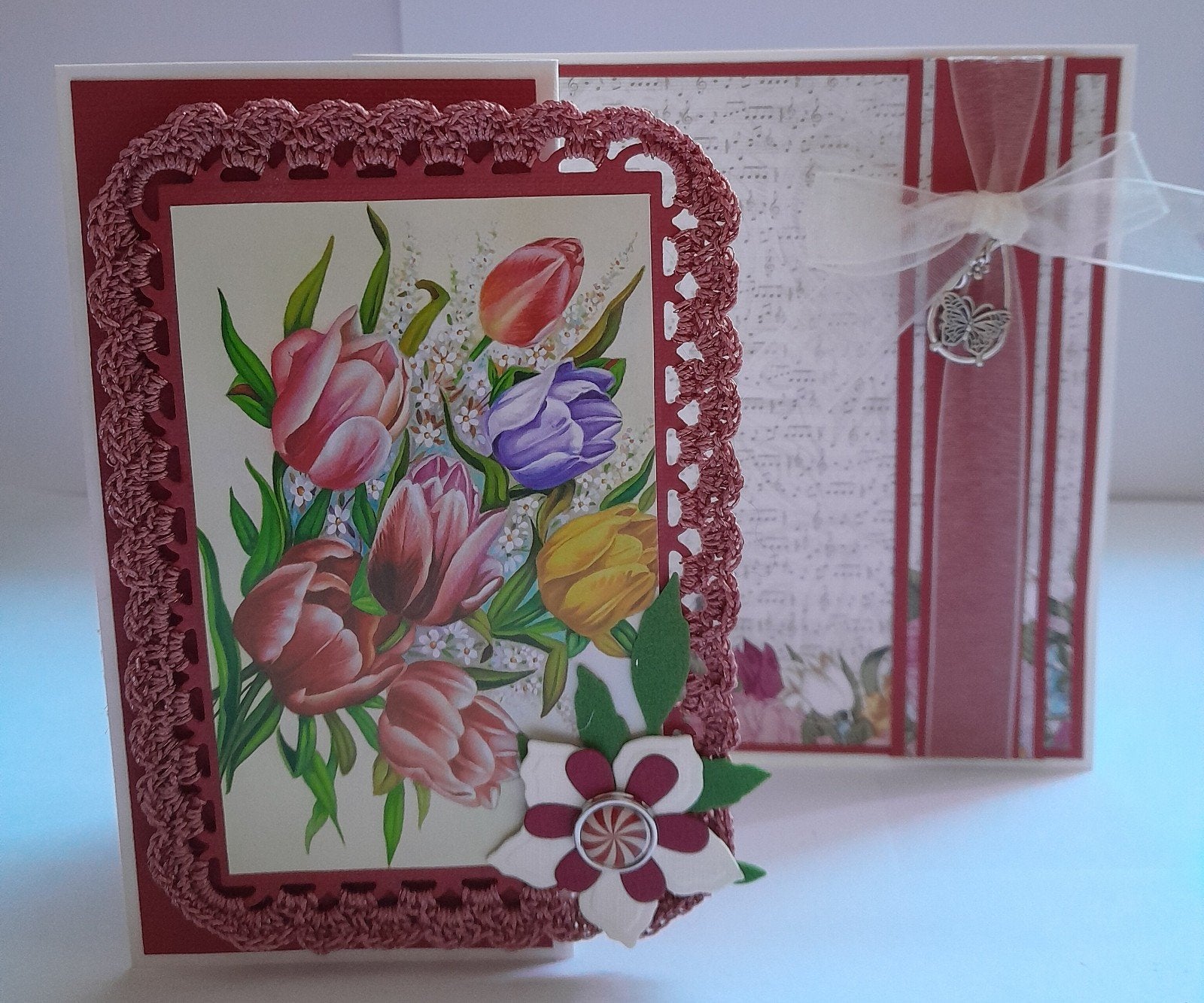 tulpen kaart, Ophalen of Verzenden, Zo goed als nieuw, Overige thema's