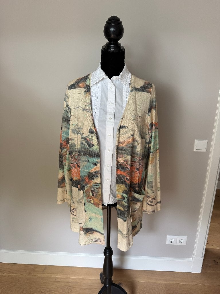 Lang Vest Transfer maat M, Transfer, Ophalen, Zo goed als nieuw, Maat 38/40 (M)