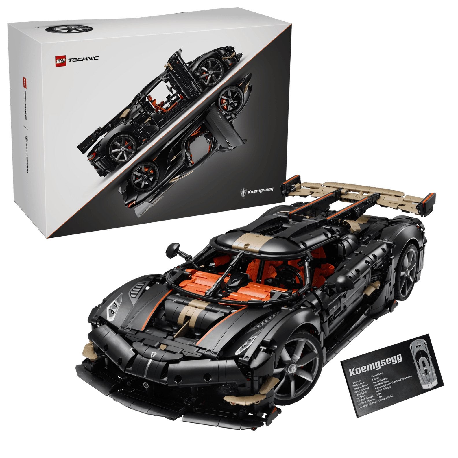 Lego Koenigsegg Sadair's Spear megacar 42232, Lego, Lego, Lego, Nieuw