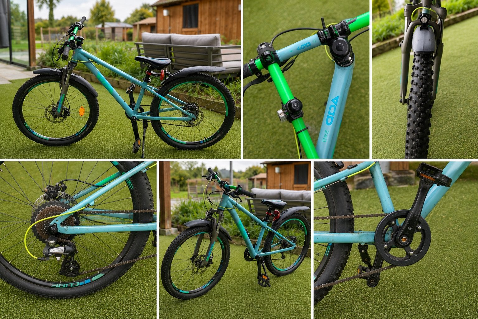 CUBE Acid 240 Disc 24 inch MTB – Shimano – verende voorvork, Ophalen, 24 inch of meer, Gebruikt, Aluminium
