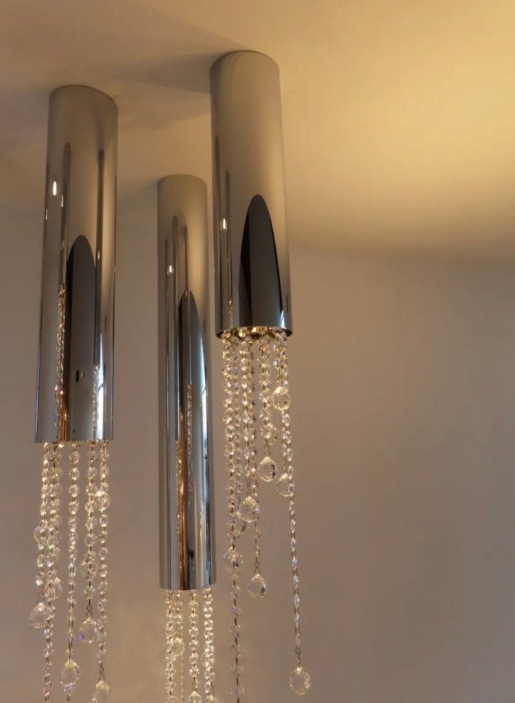 Plafondlampen van Ilfari Sexy Crystals nieuw twv € 450,00st, Huis en Inrichting, Lampen | Plafondlampen, Ophalen of Verzenden
