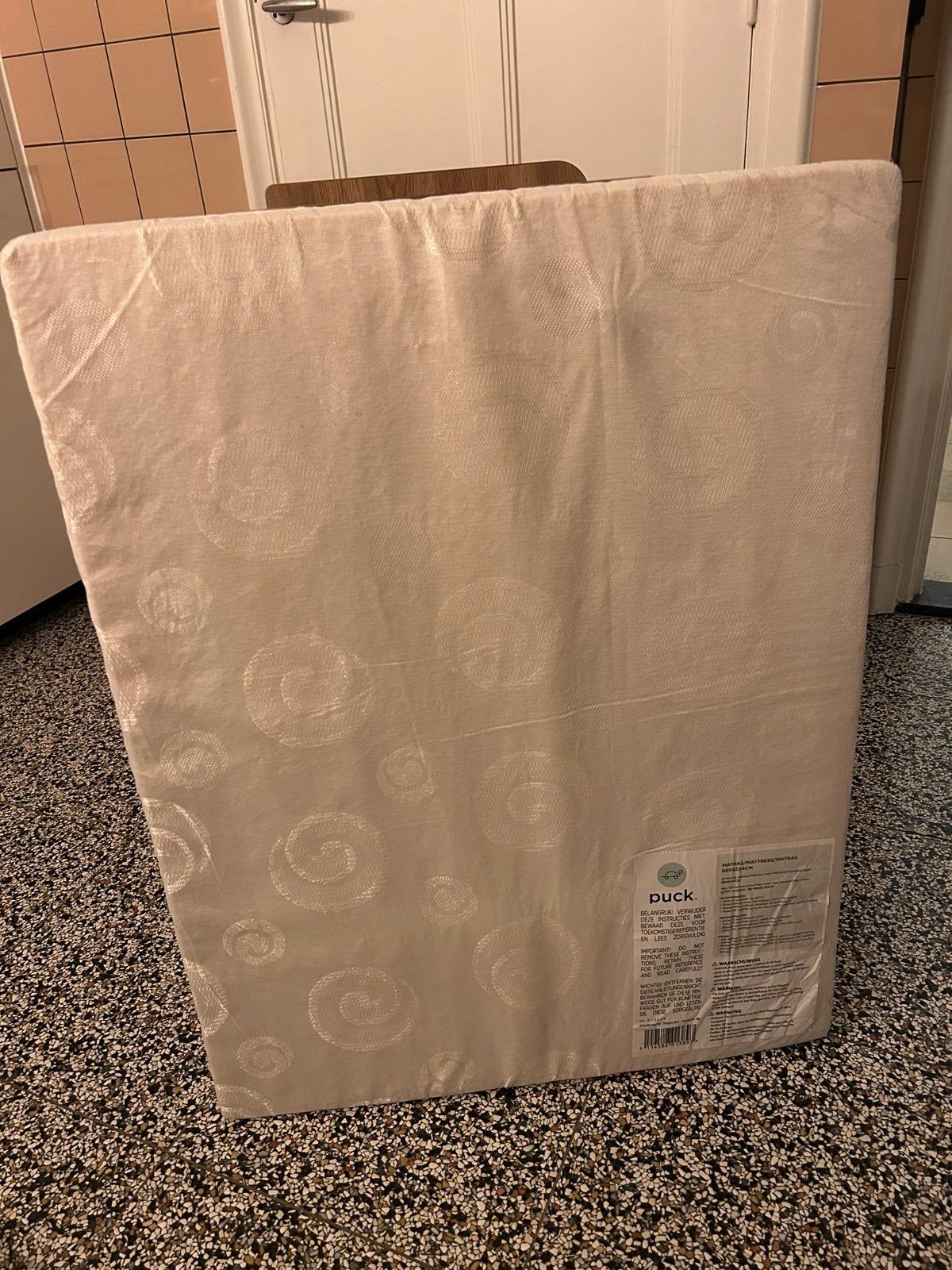 Puck matras 68x92x4cm voor box/matras, Ophalen, Zo goed als nieuw