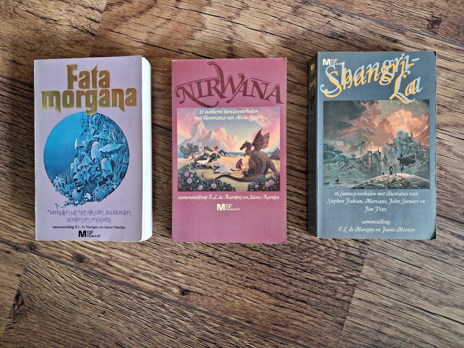 Fata Morgana, Nirvana, Shangri-La - Fantasy Verhalenbundels, Ophalen of Verzenden, Gelezen, Diverse auteurs