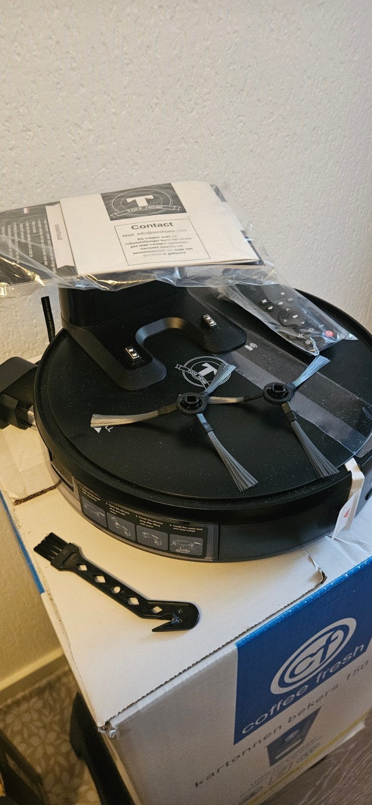 tekoop robot stofzuiger en dweil functie, Witgoed en Apparatuur, Ophalen, Nieuw