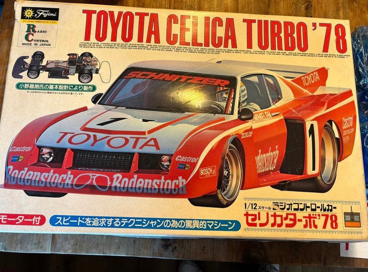 Fujimi 1:12 Toyota Celica Turbo izgs, Ophalen of Verzenden, Zo goed als nieuw, Auto onroad
