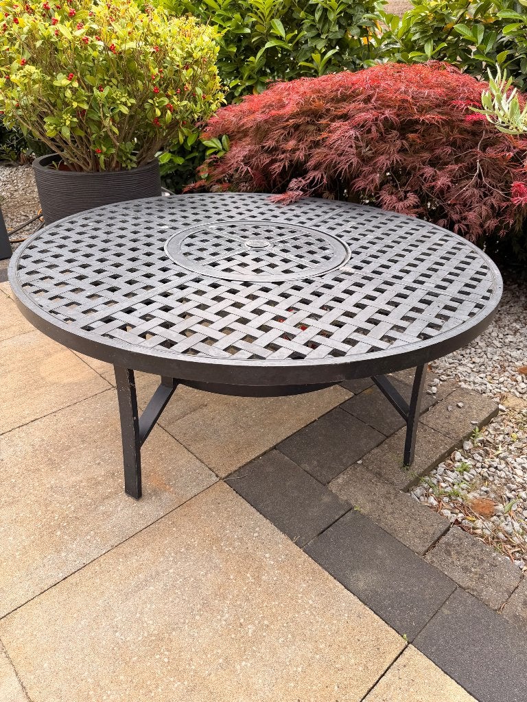 Tuintafel aluminium Hartman Jamie Oliver, Tuin en Terras, Tuintafels, Ophalen, Gebruikt, Rechthoekig, Aluminium