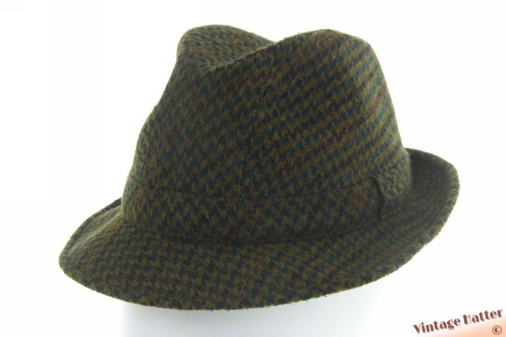 Vintage Visserhoed trilby Royal donker groen wolmix 56, Kleding | Heren, Hoed, Ophalen of Verzenden, 57 cm (M, 7⅛ inch) of minder