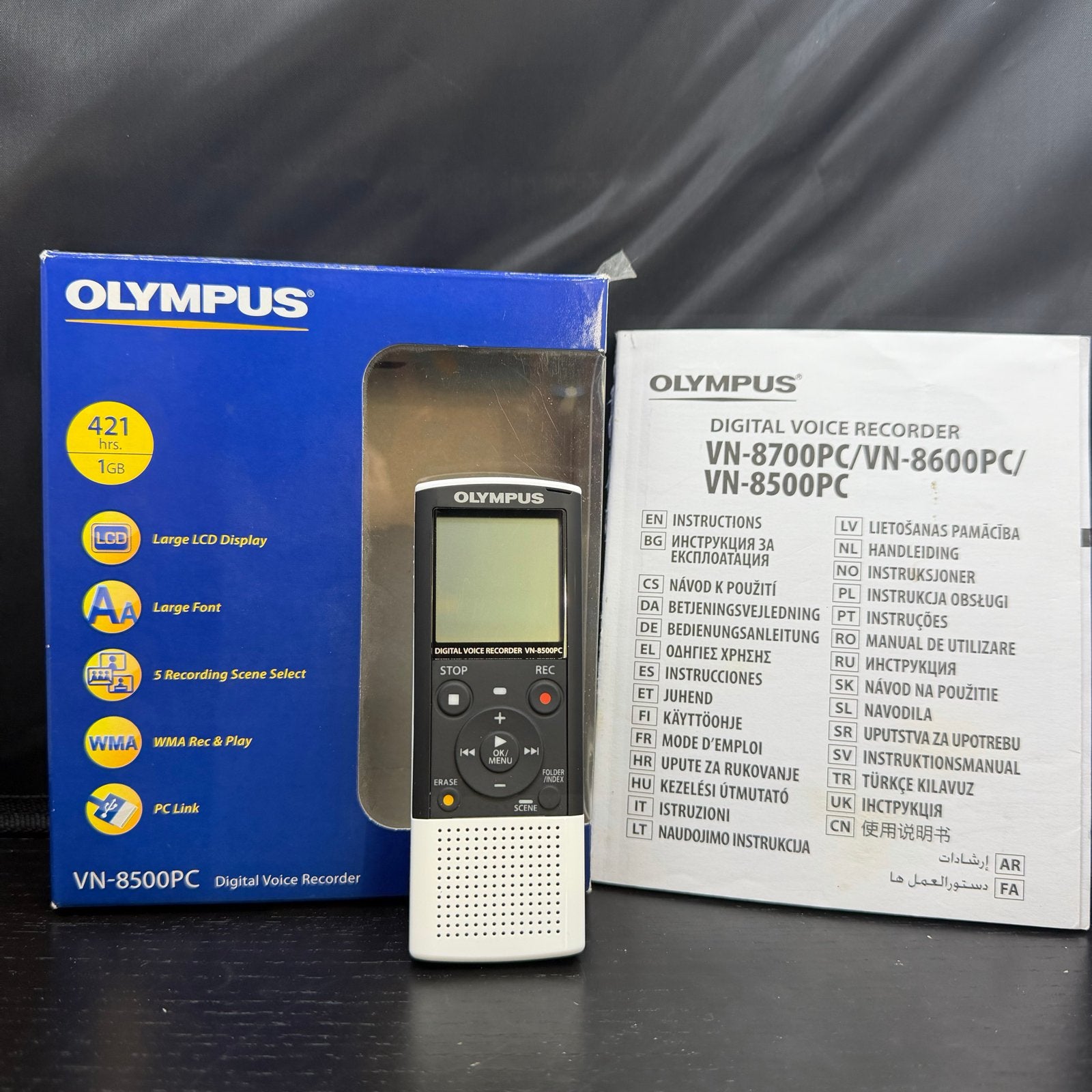 Olympus VN-8500PC Digital Voice Recorder - Als Nieuw, S, Ophalen of Verzenden, Zo goed als nieuw, D