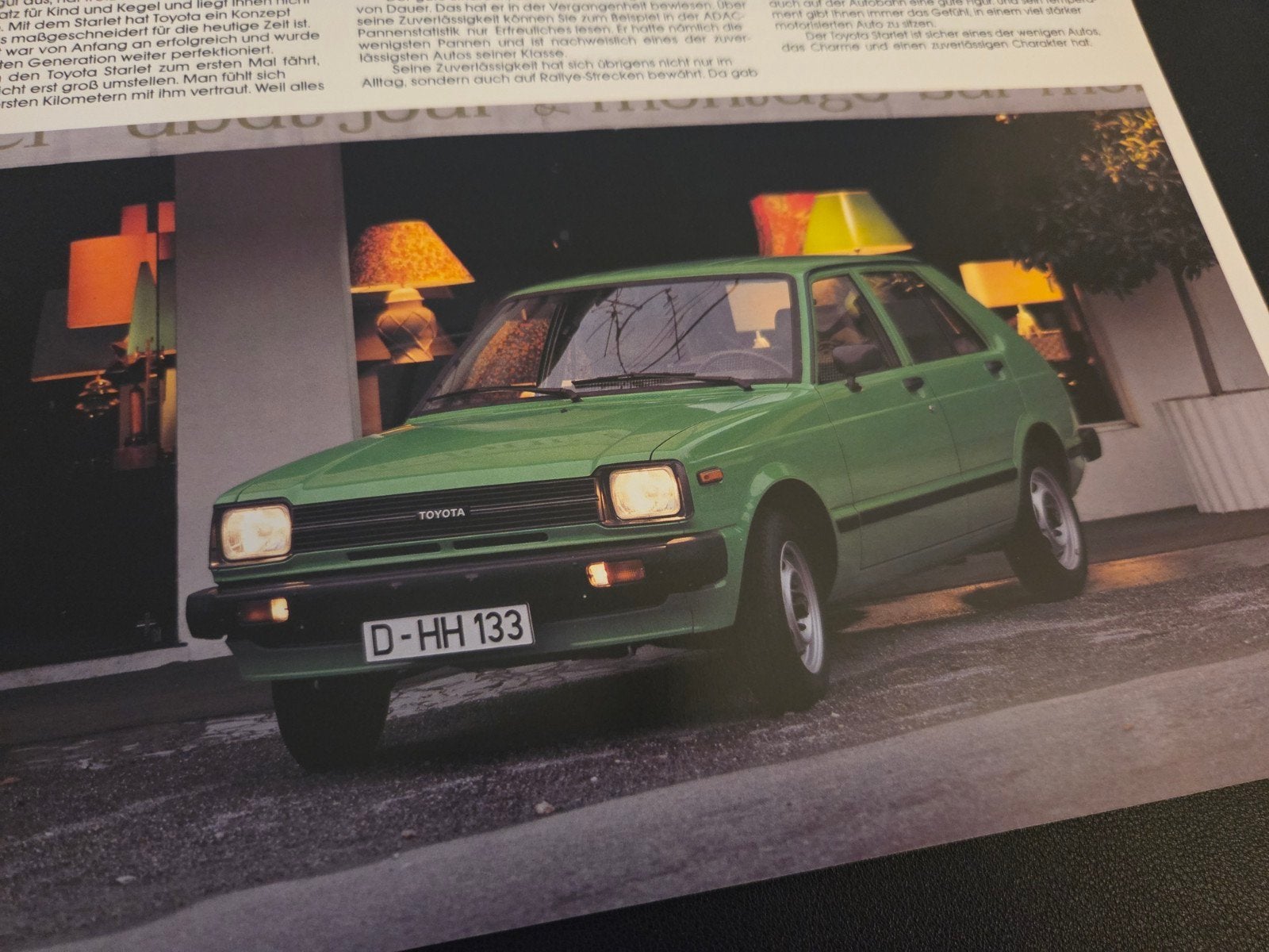 Brochure Toyota Starlet 1981, Ophalen of Verzenden, Zo goed als nieuw, Toyota