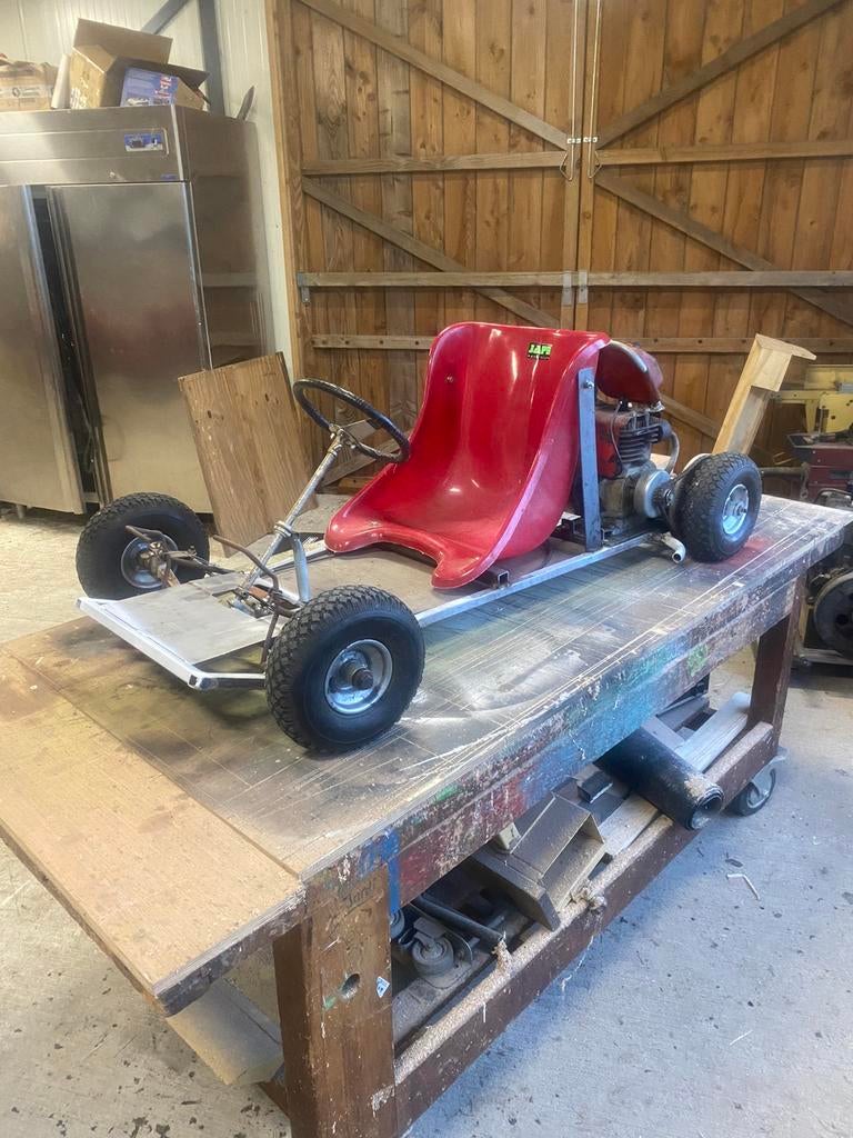 Jaren 60 go kart, Ophalen, Gebruikt, Kart
