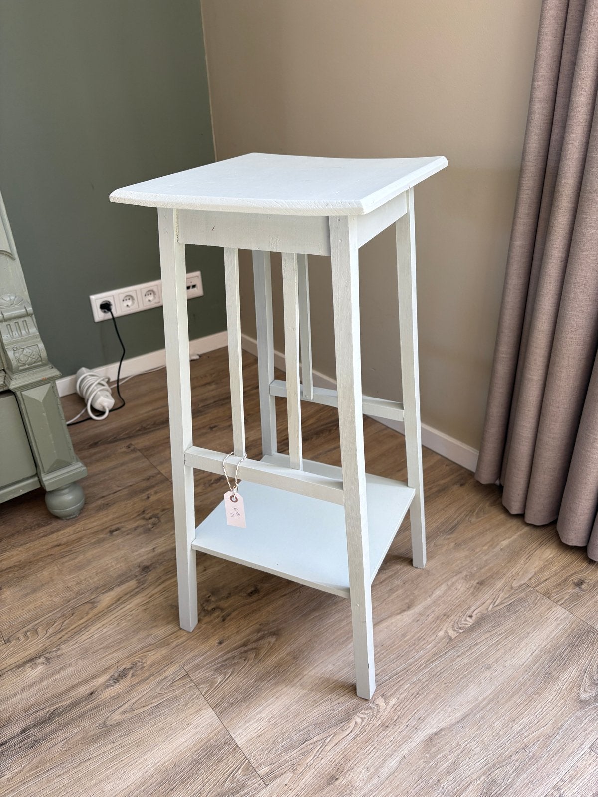Decoratieve bijzettafel/plantentafel, lichtblauw, Ophalen, Minder dan 55 cm, Gebruikt, 60 cm of meer