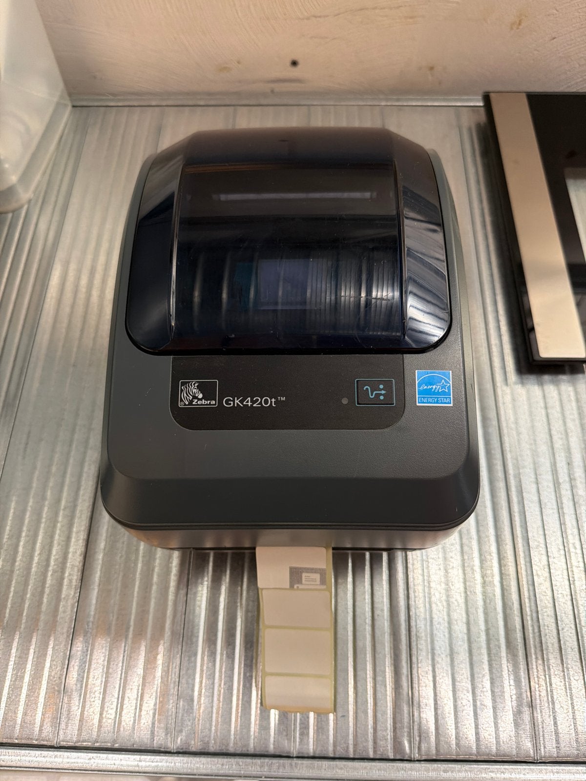 Zebra GK420t Labelprinter - Thermische Transferprinter, Computers en Software, Ophalen of Verzenden, Zo goed als nieuw, Etiket