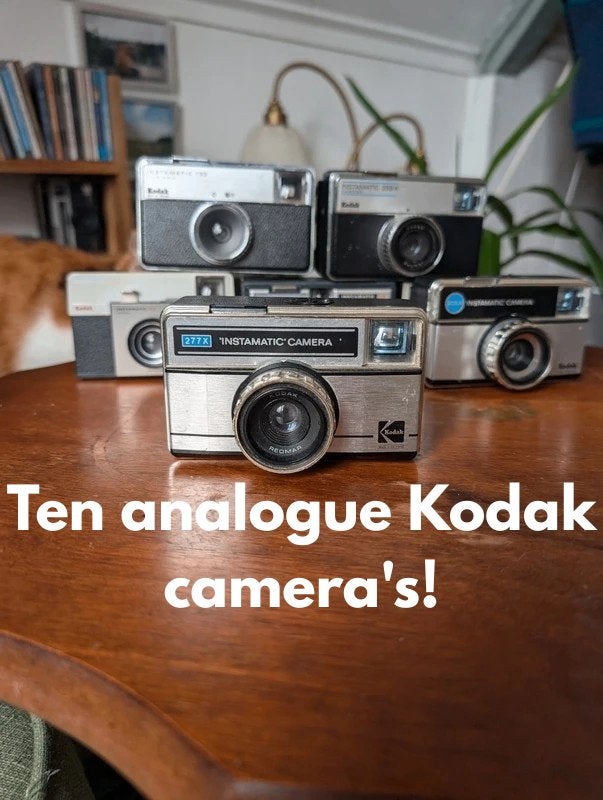 Verzameling kodak analoog camera's, Ophalen of Verzenden, Gebruikt, Compact, Kodak