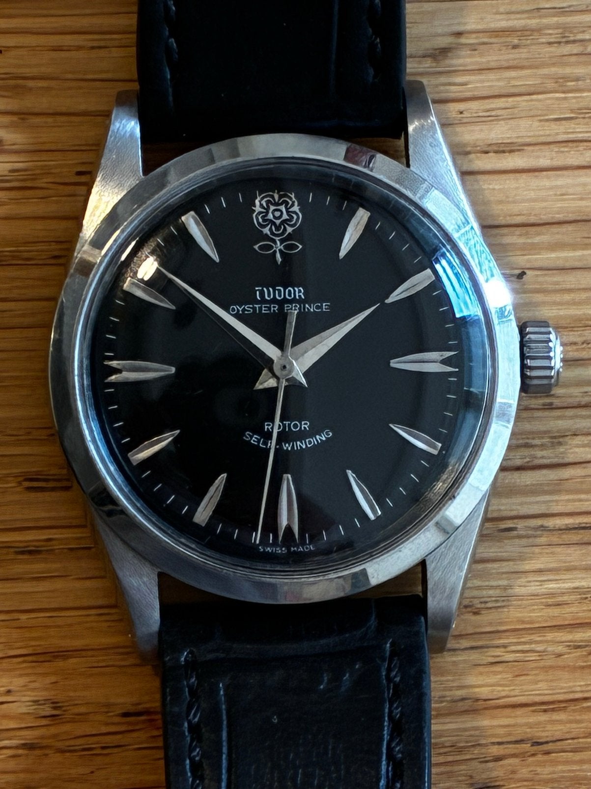 Tudor Prince Oyster - Big Rose - Automatic, Sieraden, Tassen en Uiterlijk, Horloges | Heren, Ophalen of Verzenden, Staal, Overige merken