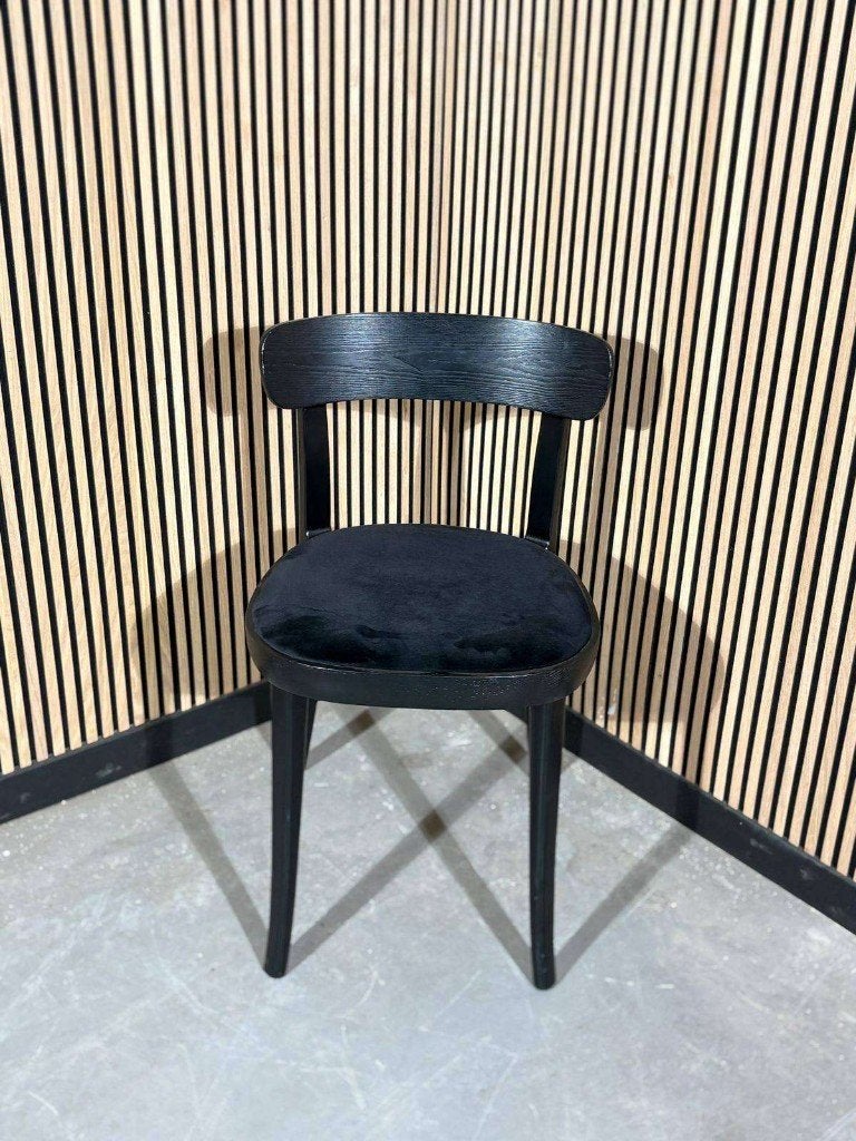 Dutchbone Brandon stoel zwart (4 stuks), Zwart, G.vanrosmalen@hahebo.nl, Ophalen of Verzenden, Zo goed als nieuw