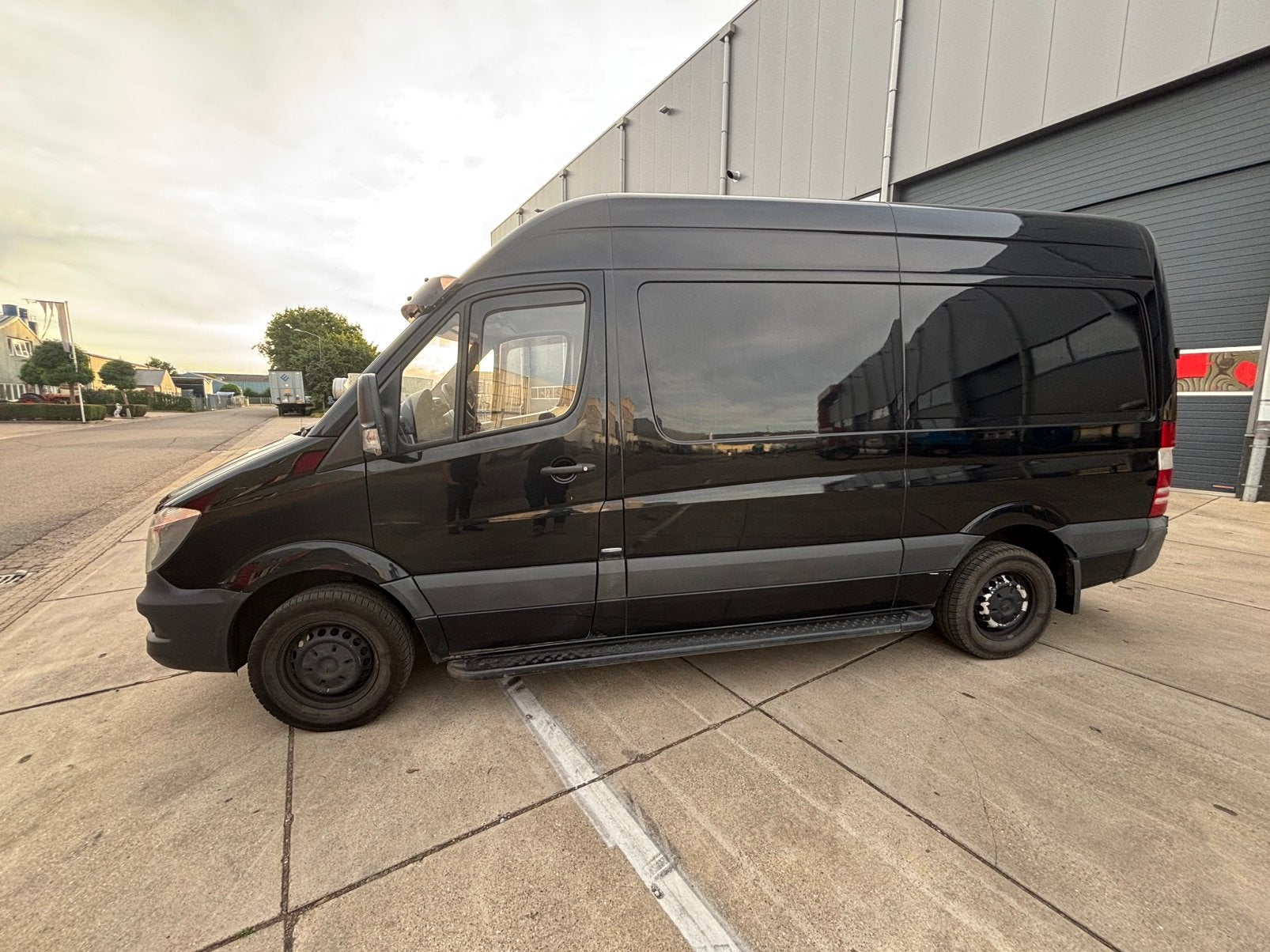 Mercedes-Benz Sprinter 316 CDI L2H2 | 2015 | 124.800 km, Auto's, Euro 5, Achterwielaandrijving, Zwart, 4 cilinders
