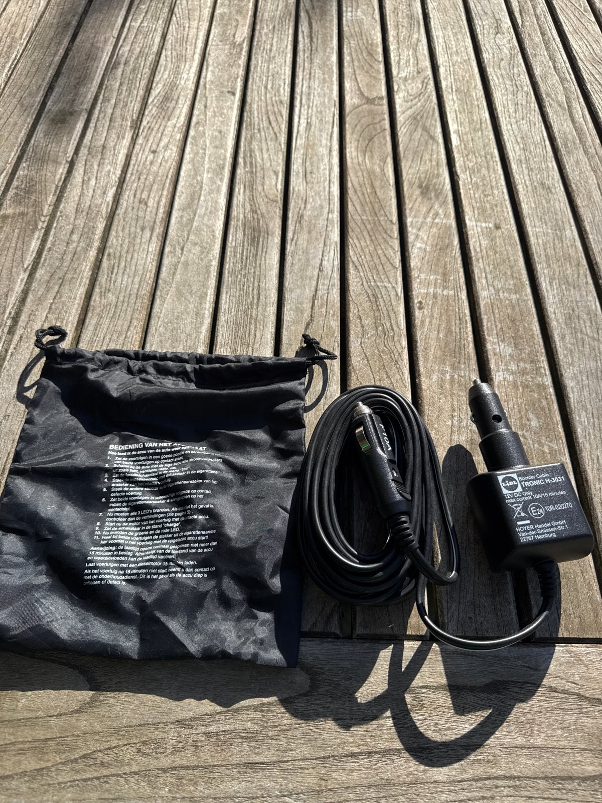 Tronic H-3031 Booster Cable (Starthulpkabel via sigarettenaa, Ophalen of Verzenden, Nieuw