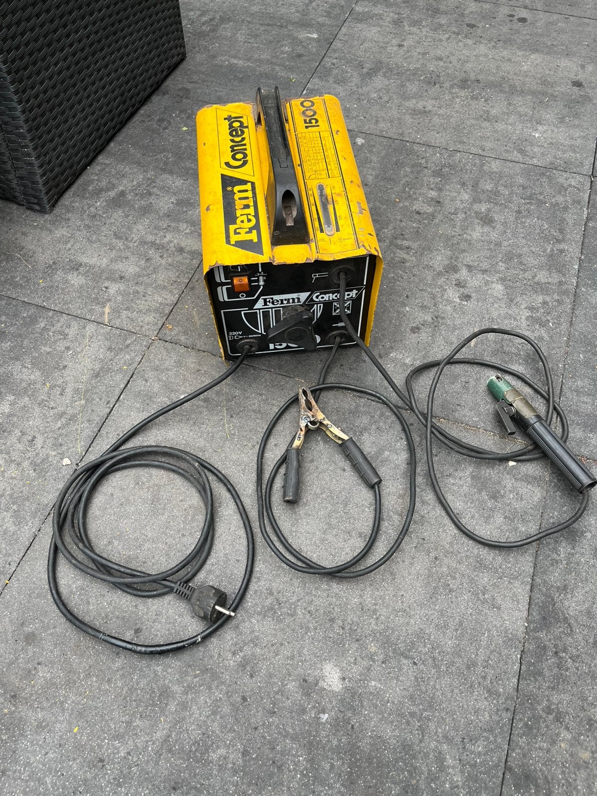 Lasapparaat, Ophalen, Gebruikt, Minder dan 150 ampère, Elektroden