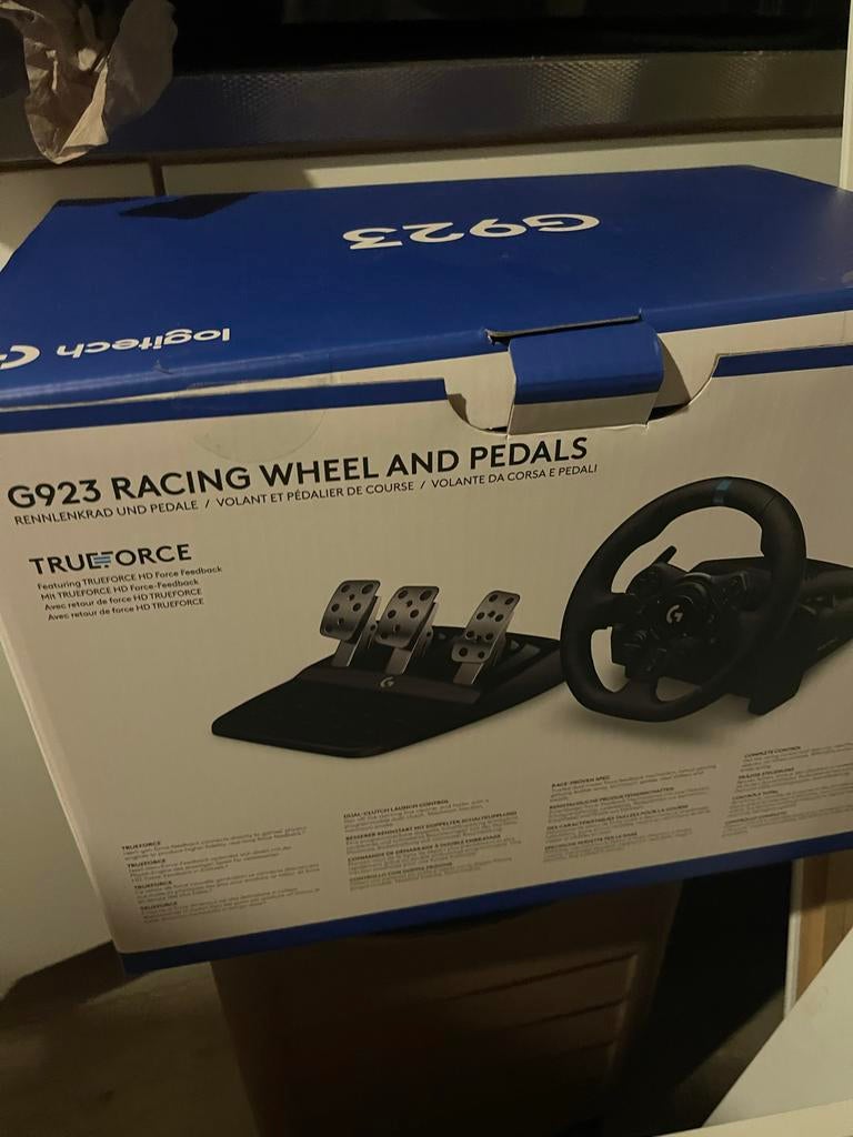 Logitech G923 Racing Stuur en Pedalen, Ophalen of Verzenden, Gebruikt, Stuur of Pedalen, PlayStation 4