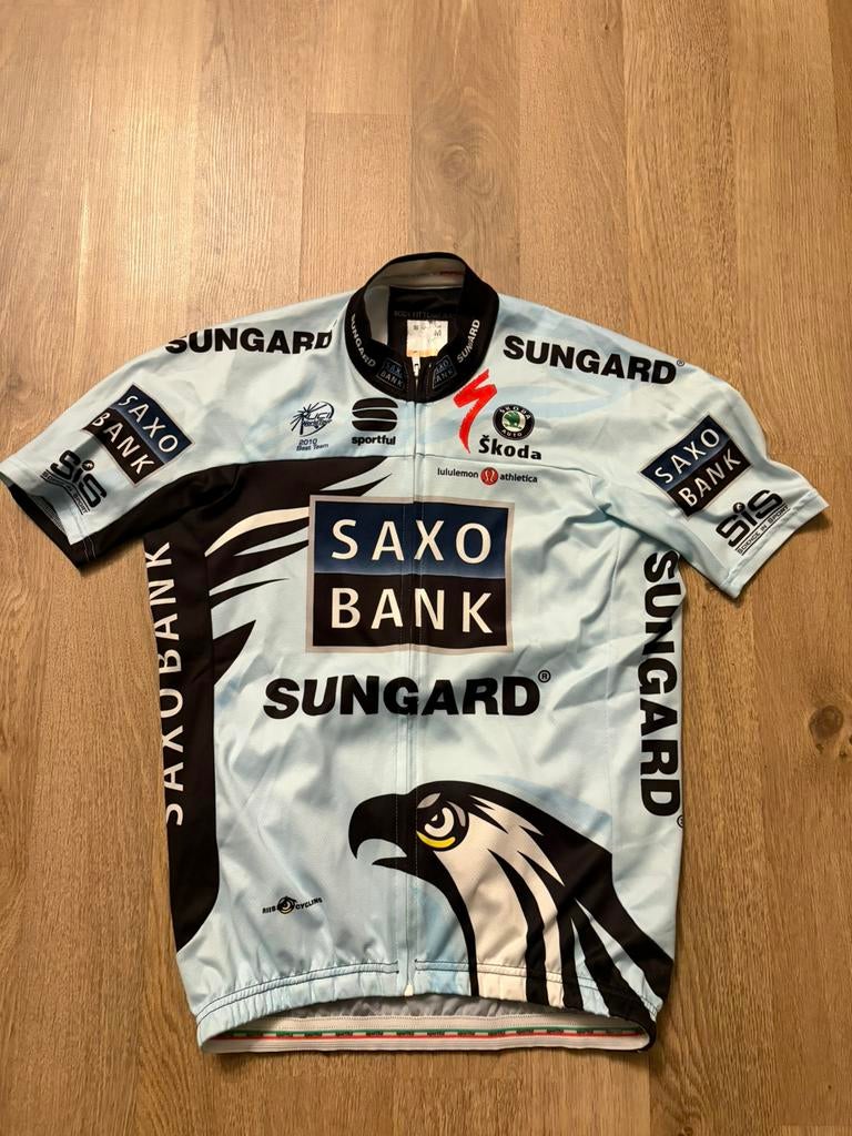 Saxo Bank wielershirt (vintage), Fietsen en Brommers, Ophalen of Verzenden, Zo goed als nieuw, Bovenkleding, Heren