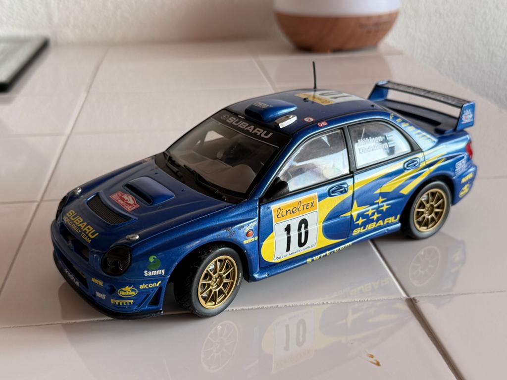 Te koop metalen wrc model auto, Ophalen, Zo goed als nieuw, 1:9 t/m 1:12, Auto