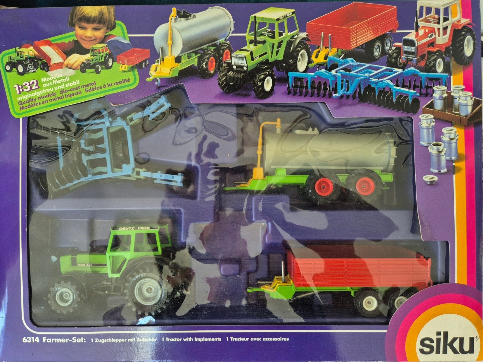 SIKU Farmerset Deutz-Fahr DX4.70 1:32 no 6314, Ophalen of Verzenden, Tractor of Landbouw, SIKU
