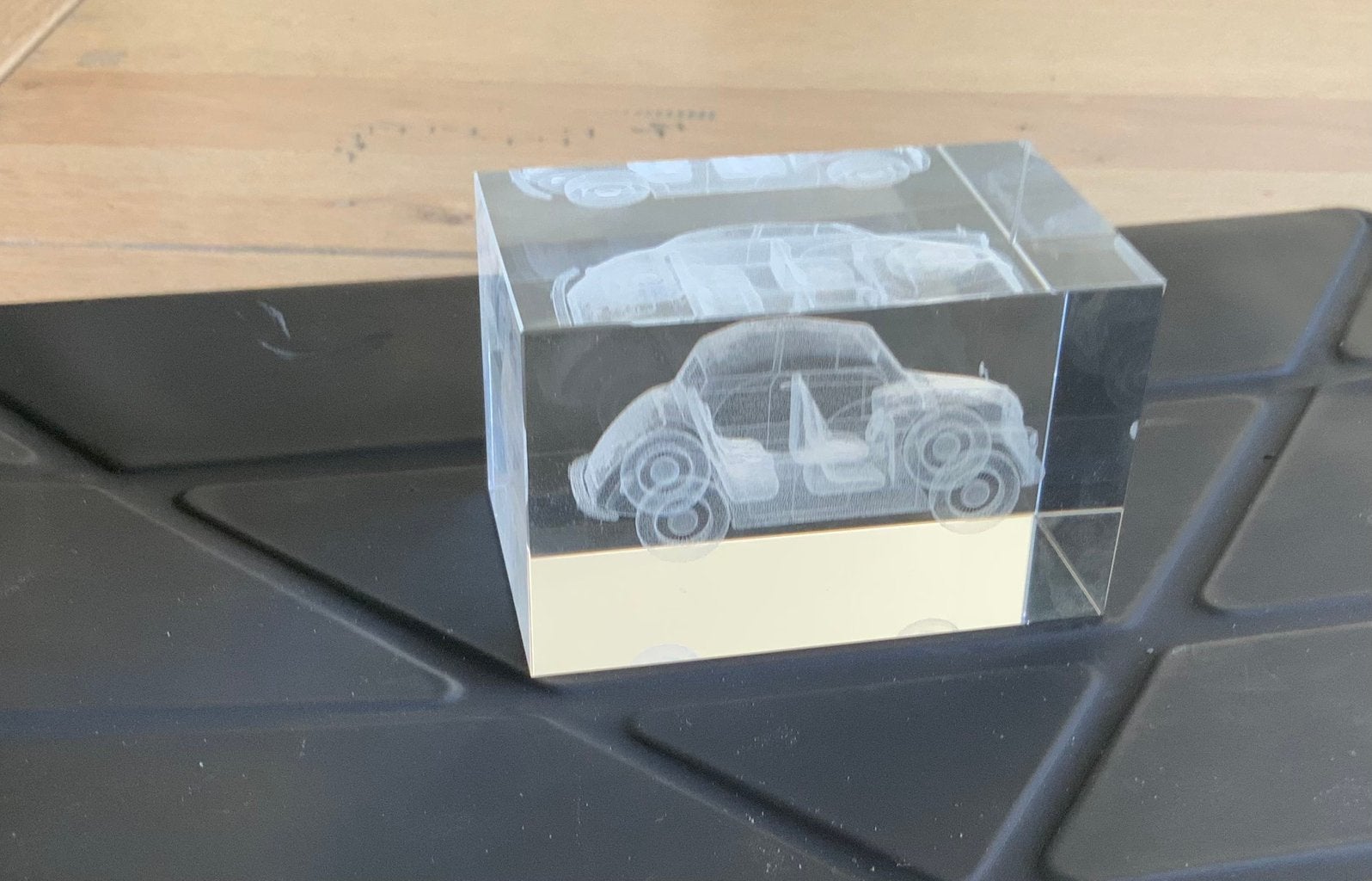 Morris Minor 3D gravure, Ophalen of Verzenden, Auto