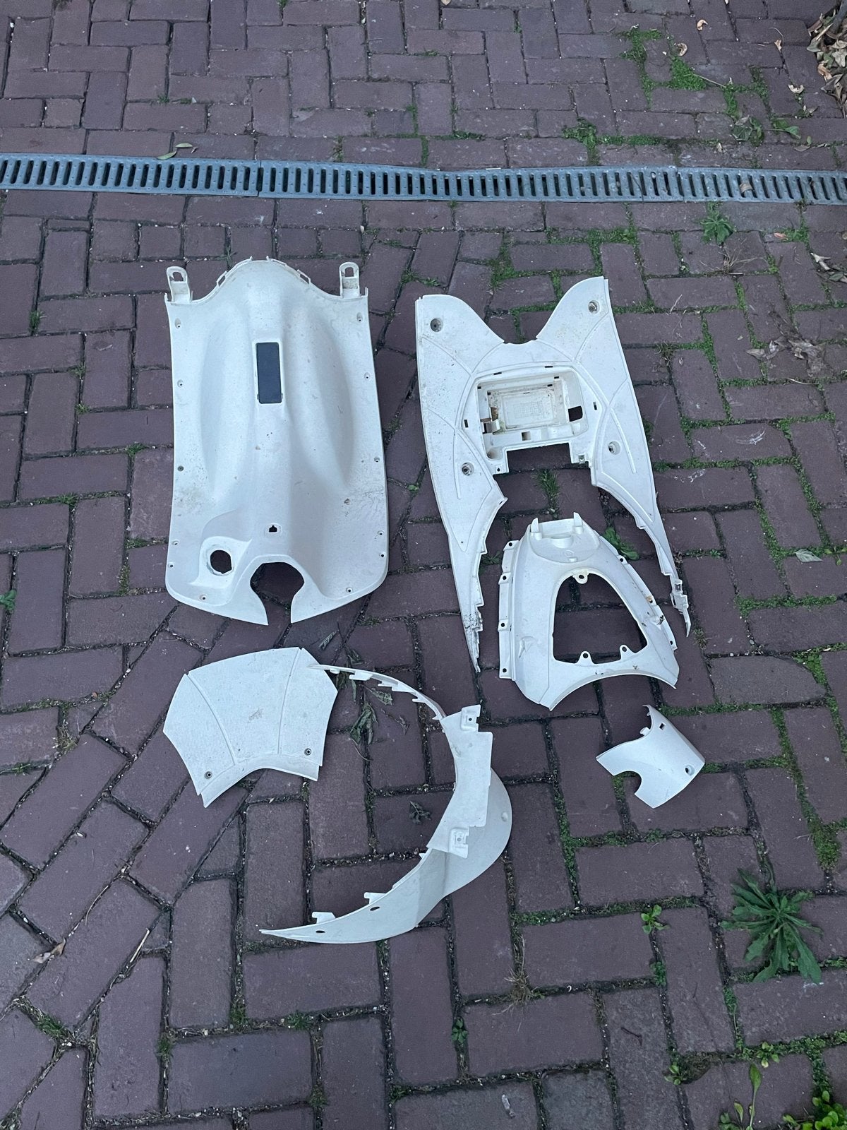 Kappenset scooter Sym Mio, Ophalen, Gebruikt, Kap, SYM