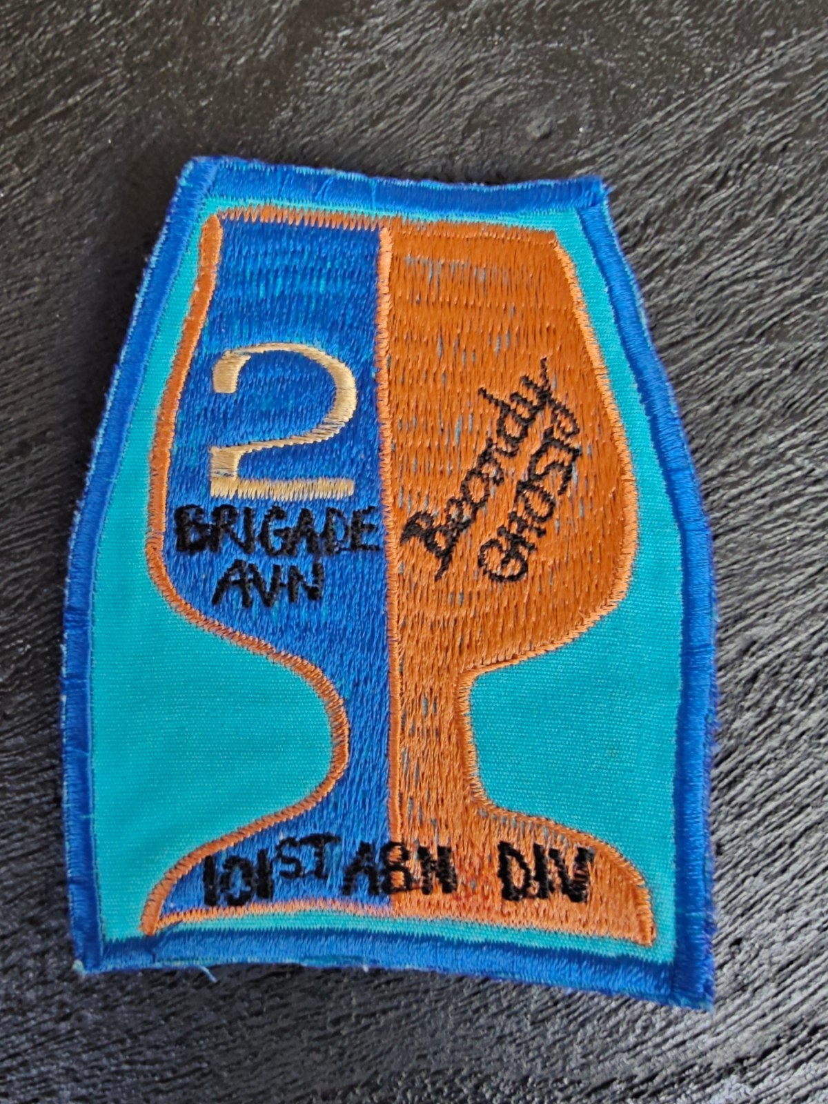 Patch , AIRBORNE ,  BRANDY , 101st AIRBORNE DIVISION,  2nd B, Verzenden, Landmacht, Amerika, Embleem of Badge