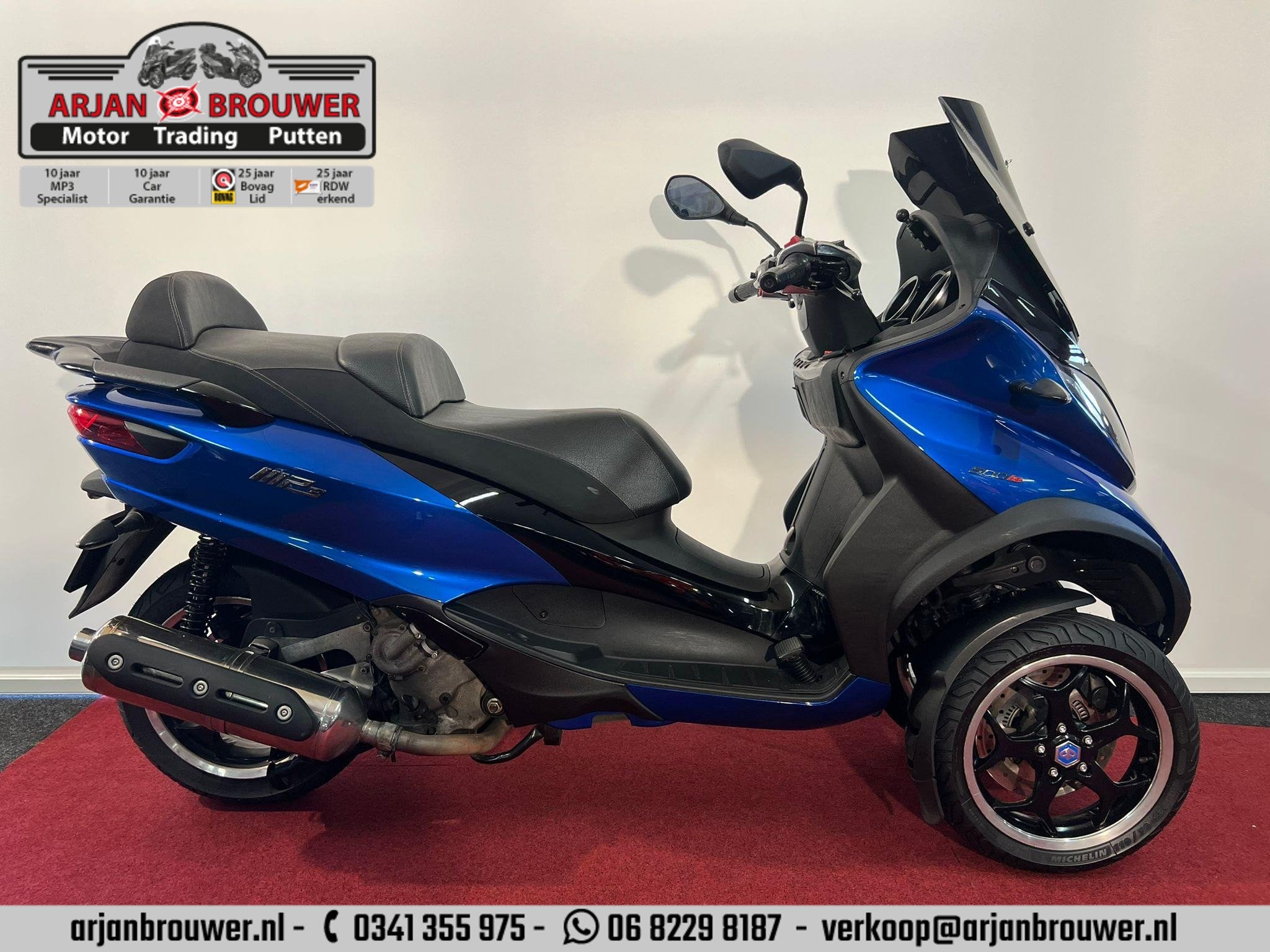 Piaggio MP3 500 LT ABS, Scooter, Customer_service@piaggio.com, Automaat, ABS