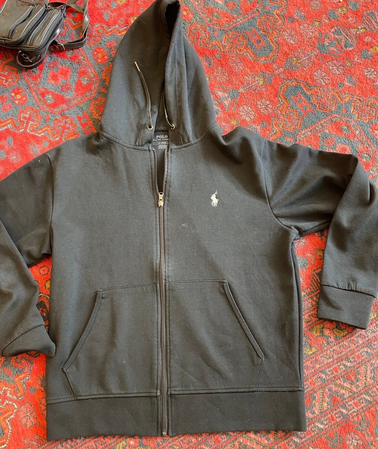 Ralph lauren vest zwart, Verzenden, Zo goed als nieuw, Maat 46 (S) of kleiner, Zwart