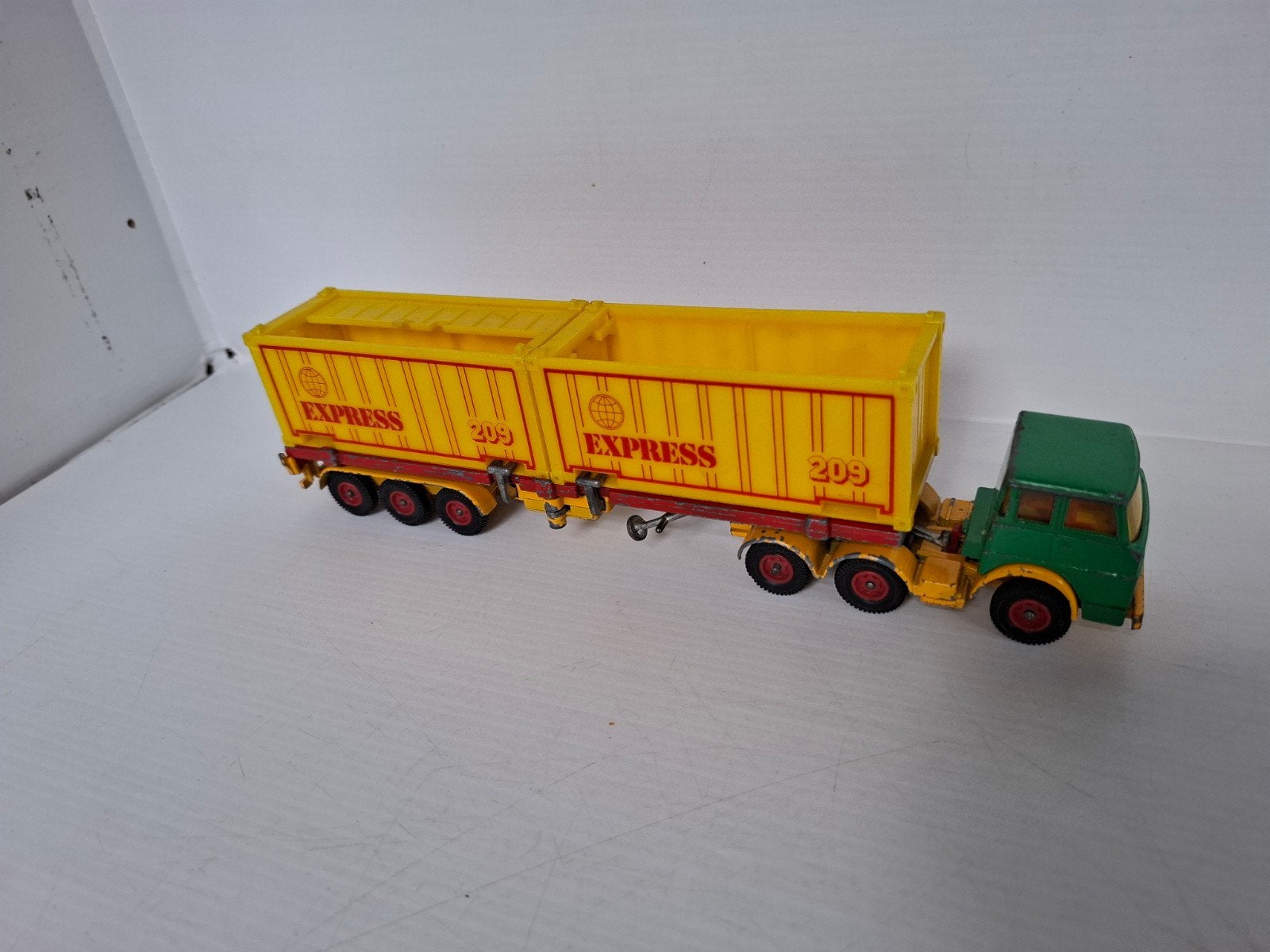 Vintage Siku vrachtwagen Container Transporter, Ophalen of Verzenden, Gebruikt, Bus of Vrachtwagen, SIKU
