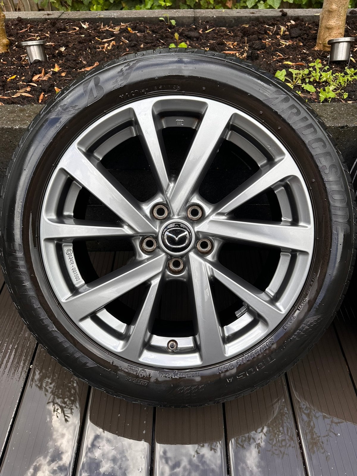 Originele Mazda 18 inch velgen 'Design 72 Shadow Chrome', Auto-onderdelen, 18 inch, 215 mm, Banden en Velgen, Ophalen of Verzenden