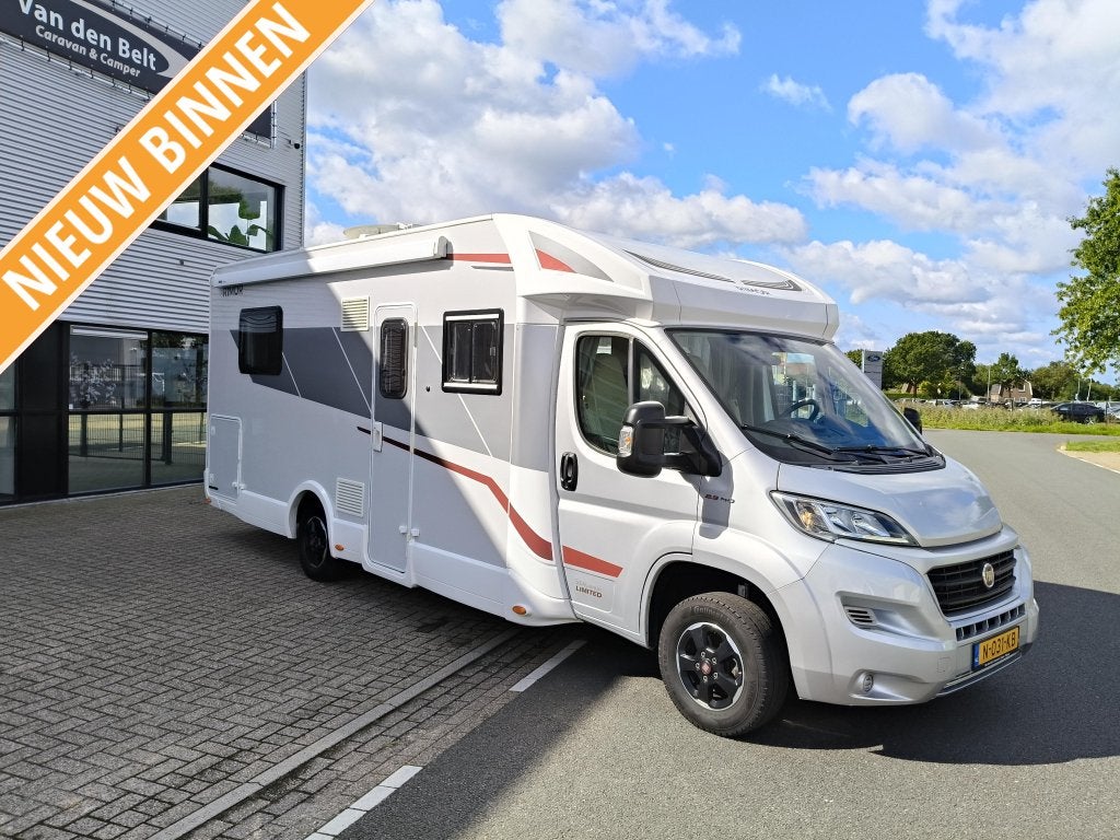 Rimor Seal 66 PLUS Qeensbed en hefbed Top!, Caravans en Kamperen, Chemisch toilet, Fiat, 7 tot 8 meter, Bedrijf