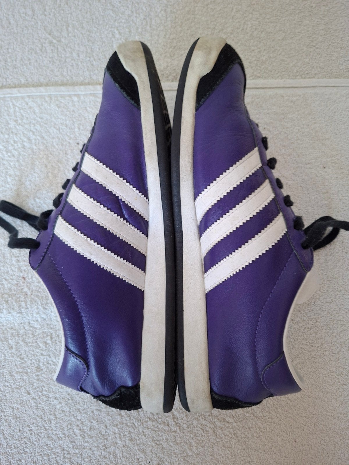 ADIDAS DAMES SNEAKERS,PAARS/WIT LEER.38,5., Overige kleuren, Adidas, Ophalen of Verzenden, Sneakers of Gympen