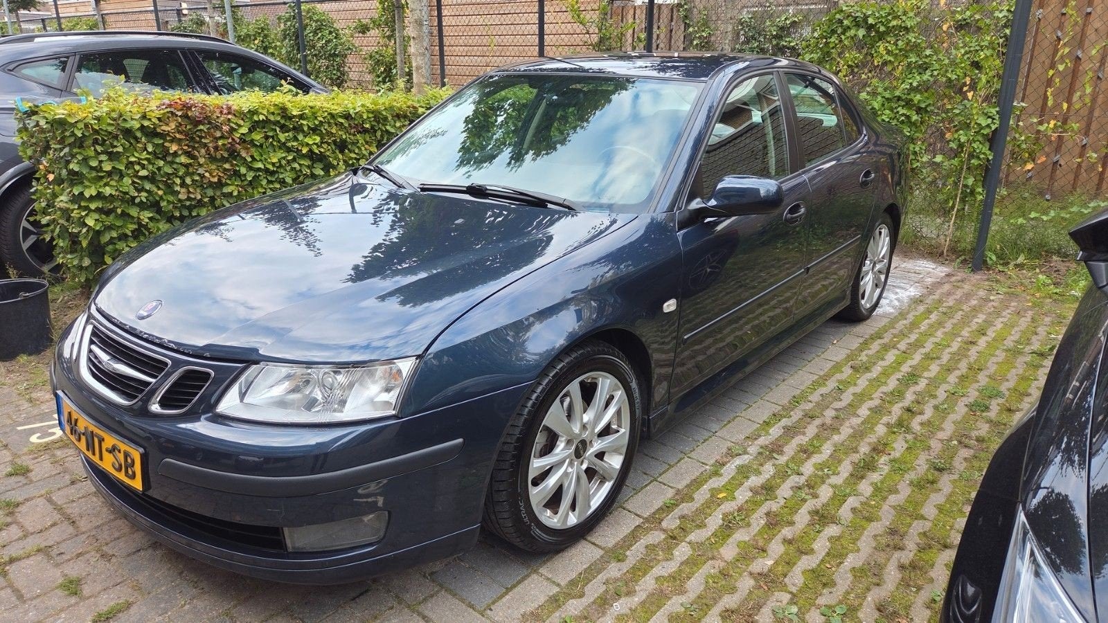 saab 9-3 1.8 turbo maptune, Voorwielaandrijving, Stof, Blauw, Handgeschakeld