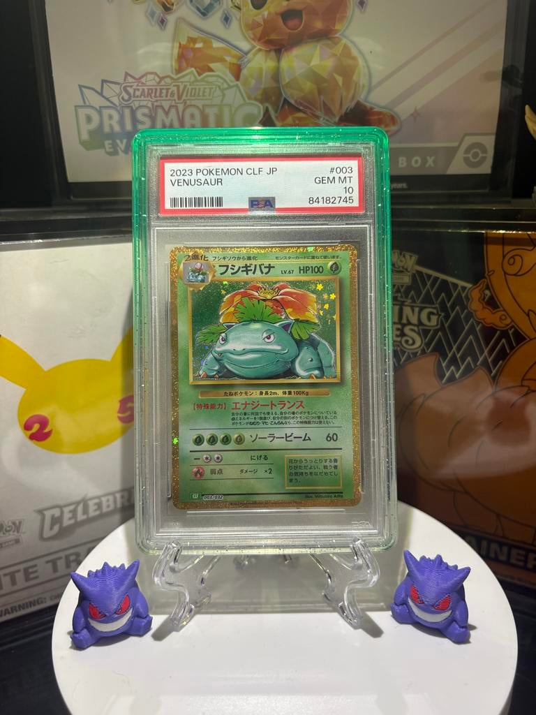 Venusaur PSA 10 (CLF), Ophalen of Verzenden, Zo goed als nieuw, Losse kaart